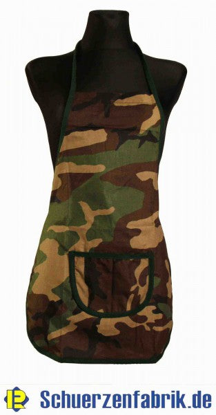 Werkenschürze Kinderschürze Camouflage Baumwolle
