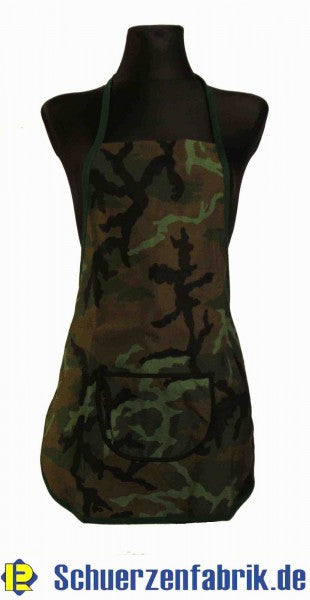 Werkenschürze Kinderschürze Bastelschürze Kinderschürze Camouflage Tarn Baumwolle