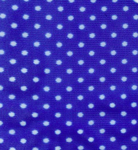 Dederon with Dots Polyester Ostalgie Fabric by the Meter GDR Decoration