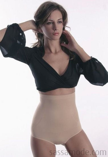 Seamless Shaper ivory skin girdle tummy-tuck figure-shaping