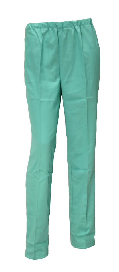 Pflegerhose weiß blau grün Schwesternhose Damenhose Hose Gummizug
