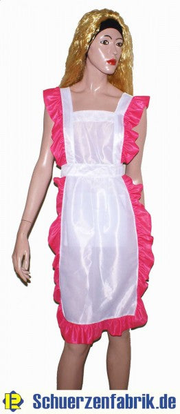 Apron Pinafore Serving Apron white ruffle