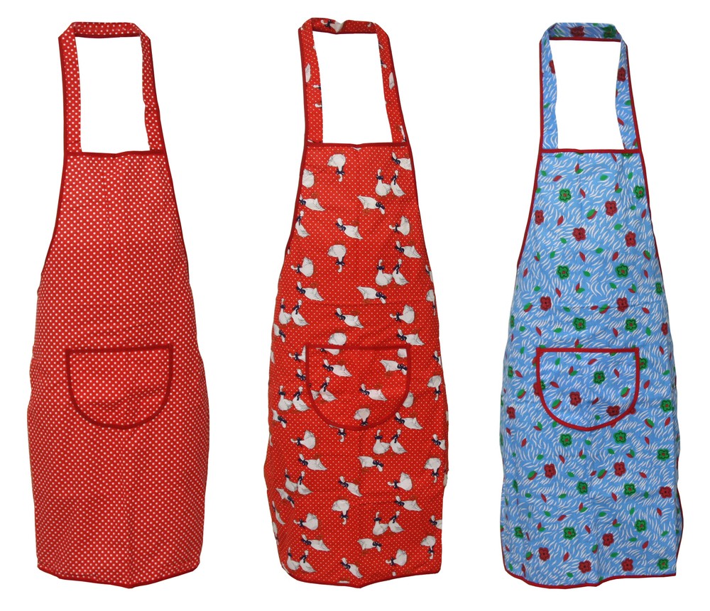 Latzschürze 69x82cm  Trägerschürze Grillschürze Schürze Kochschürze Baumwolle