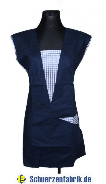 Chasuble Kasack Überwurf Schürze dunkelblau