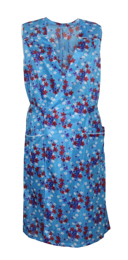 Wickelkittel Kittel Hauskleid Wickelschürze bunt