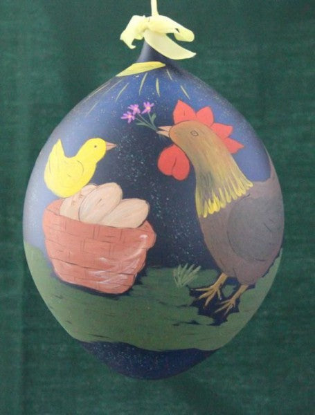 Ostern Ostergesteck Osterhasen Ostereier Osterdeko Anhänger aus Glas