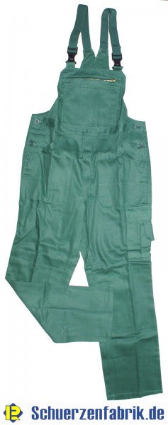 Herren Arbeitshose Latzhose Hose grün Gärtner