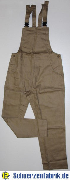 Herren Latzhose Arbeitshose Hose Tischler beige